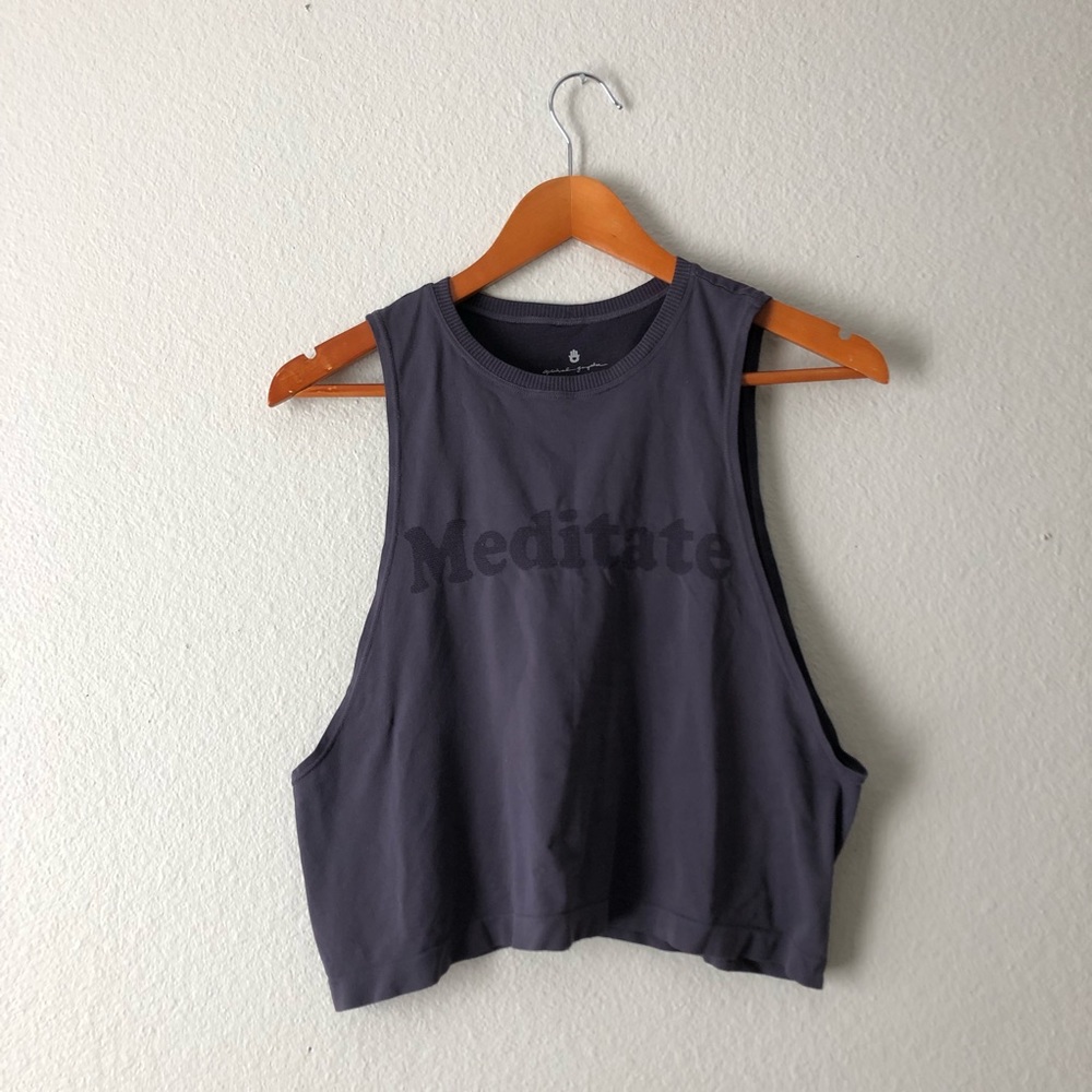 NWOT Spiritual Gangster Cropped Muscle Tank